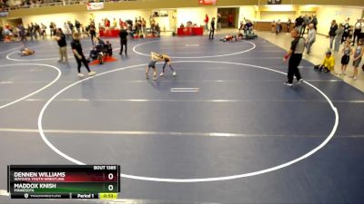 5th Place Match - Maddox Knish, Minnesota vs Dennen Williams, Wayzata Youth Wrestling