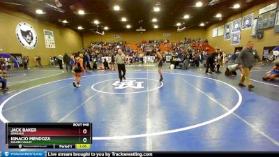 106 lbs Cons. Round 4 - Jack Baker, Granada vs Ignacio Mendoza, Golden Valley