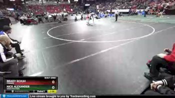 D2-145 lbs Quarterfinal - Nick Alexander, Wrightstown vs Brady Schuh, Monroe