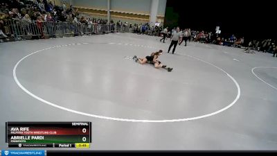 83-89 lbs Semifinal - Ava Rife, Palmyra Youth Wrestling Club vs Abrielle Pardi, Minnesota