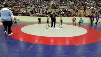 68 lbs Round Of 16 - Wyatt Lavender, The Storm Wrestling Center vs Sebastian Hyatt, John Wayne Corcoran Wrestling Association