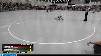 49 lbs Champ. Round 1 - Bennett Knapp, Team Nazar Training Center vs Liam Miller, Sebolt Wrestling Academy