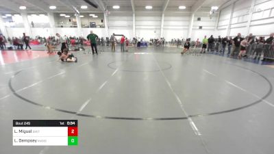 97 lbs Consi Of 16 #2 - Lucas Miguel, Smitty's Wrestling Barn vs Law Dempsey, Mansfield