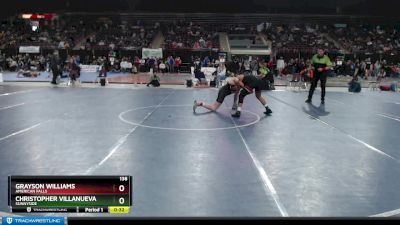 138 lbs Cons. Round 6 - Grayson Williams, American Falls vs Christopher Villanueva, Sunnyside