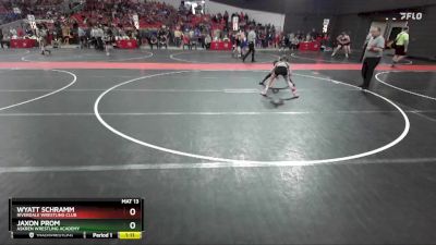 80 lbs Cons. Round 4 - Wyatt Schramm, Riverdale Wrestling Club vs Jaxon Prom, Askren Wrestling Academy