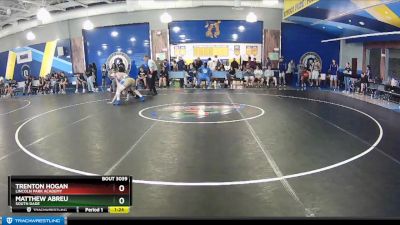 145 White Quarterfinal - Matthew Abreu, South Dade vs Trenton Hogan, Lincoln Park Academy