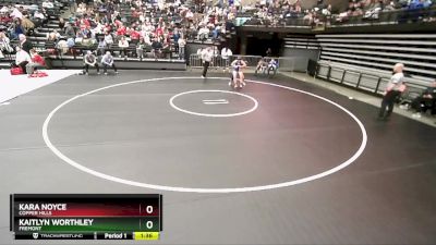 6A 130 lbs Semifinal - Kaitlyn Worthley, Fremont vs Kara Noyce, Copper Hills