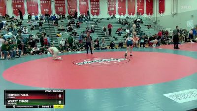 165 lbs Cons. Round 4 - Dominic Vigil, Legend vs Wyatt Chase, Highland