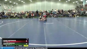 75 lbs Round 3 (6 Team) - Chase Watkinson, Iowa Gold vs Hunter Beeman, Montana White