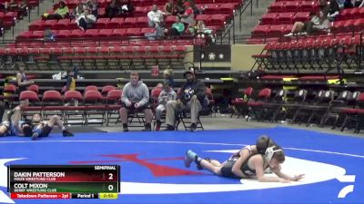 67 lbs Semifinal - Colt Mixon, Derby Wrestling Club vs Dakin Patterson, Maize Wrestling Club