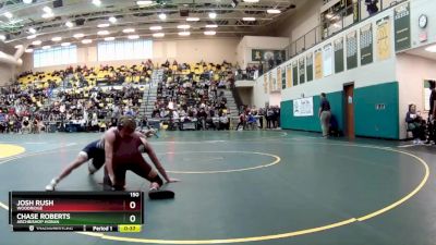 150 lbs Cons. Round 3 - Josh Rush, WOODRIDGE vs Chase Roberts, ARCHBISHOP HOBAN