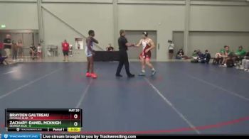 170 lbs Placement Matches (8 Team) - Brayden Gautreau, Michigan Blue vs Zachary-Daniel McKnight, Georgia Blue