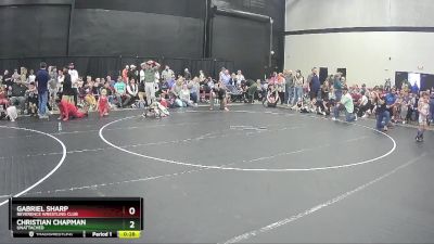 38 lbs Semifinal - Gabriel Sharp, Reverence Wrestling Club vs Christian Chapman, Unattached