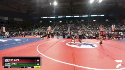 3A-220 lbs Quarterfinal - Gabe Lopez, Douglas vs Stetson Davis, Powell