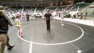 64 lbs Round Of 16 - Caden Miller, Fort Gibson Youth Wrestling vs Bowen Freisberg, Caney Valley Wrestling