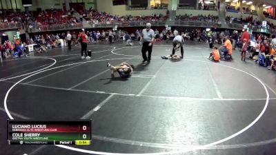 50 lbs Champ. Round 2 - Cole Sherry, Gretna Youth Wrestling vs Luciano Lucius, Nebraska Elite Wrestling Club