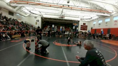 43 lbs Round 3 - Carter Enis, Thermopolis Wrestling Club vs Finnley Heine, Powell Wrestling Club