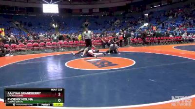 235 lbs Quarterfinal - Phoenix Molina, Tolono (Unity) vs Aaliyah Grandberry, Chicago (Curie)