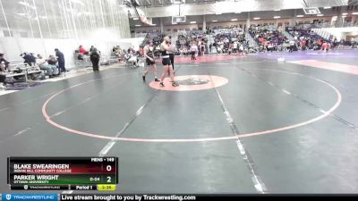 149 lbs Cons. Round 1 - Parker Wright, Ottawa University vs Blake Swearingen, Indian Hill Community College