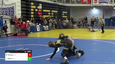 68 lbs Consi Of 16 #2 - Brayden Kinney, Rising Kingz vs Logan Gerst, Rising Kingz