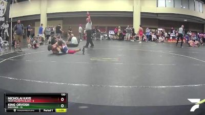 130 lbs Round 1 (6 Team) - King Orvosh, Dogtown vs Nicholai Kaye, Team Palmetto Black