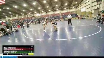 100 lbs Champ Round 1 (16 Team) - Blu Stephens, Sanderson Wrestling Academy vs STEVEN ROBLES, West Coast Riders