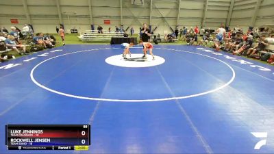 88 lbs 2nd Wrestleback (16 Team) - Luke Jennings, Team Colorado vs Rockwell Jensen, Team Idaho