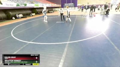 118-119 lbs Round 1 - Braxton Winkey, Central Iowa Wrestling Club /Team Intensity vs Kaleb Gray, Iowa