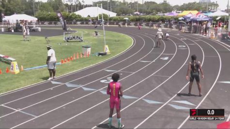 Youth Girls' 4x400m Relay, Prelims 1 - Age 14