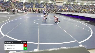 80 lbs Consi Of 16 #1 - Joey Harbert, Windsor Middle School vs Uriah Navares, Ortega Middle School