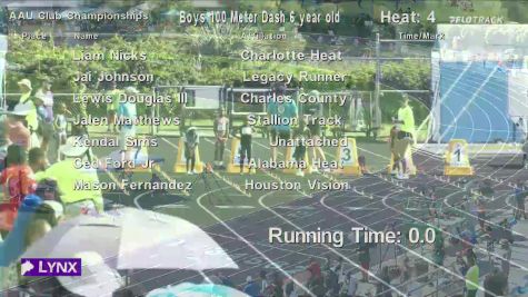 Youth Boys' 100m, Prelims 4 - Age 6