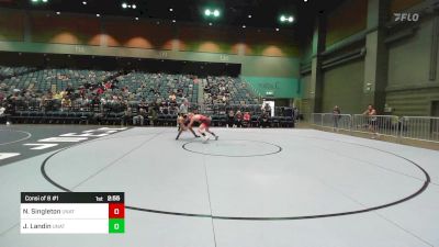 141 lbs Consi Of 8 #1 - Nash Singleton, UNATT-Oregon State vs Jose Landin, UNATT-Cal State Bakersfield