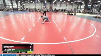 115 lbs Rd# 7- 10:45am Saturday Final Pool - Ladd Holman, Sons Of Atlas vs Gavin Green, M2TC Blue