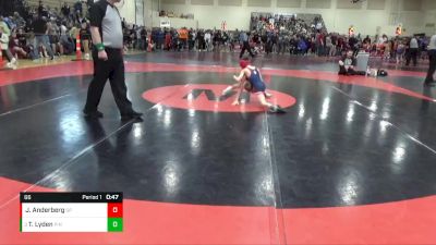 66 lbs Quarterfinal - Tyler Lyden, Pinacle vs Jaxon Anderberg, Saint Peter