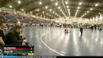 110 lbs Round 2 (6 Team) - Mia Pederson, Oregon vs Millie Leib, Utah Black