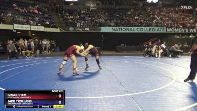 136 lbs Cons. Semi - Grace Stem, Lock Haven University vs Jade Trolland, Simon Fraser University