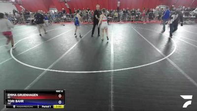 138 lbs Round 1 - Emma Gruenhagen, WI vs Tori Bahr, MN