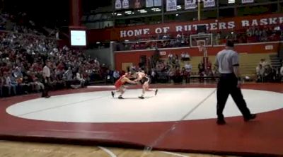 133 lbs match Matt Fusco Rutgers vs. Frank Cagnina