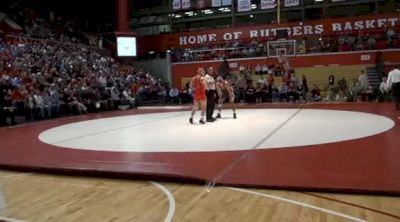 165 lbs match Scott Winston Rutgers vs. Brandon Hatchett Lehigh