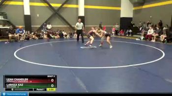 124 lbs Round 2 (3 Team) - Larissa Kaz, Wisconsin vs Leah Chandler, Potentially Dangerous