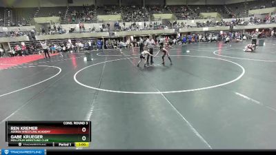 70 lbs Cons. Round 3 - Gabe Krueger, Mollitium Wrestling Club vs Ren Kremer, Askren Wrestling Academy