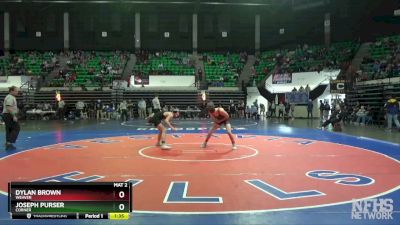 1A-4A 138 Quarterfinal - Joseph Purser, Corner vs Dylan Brown, Weaver