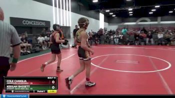 85 lbs Round 3 (8 Team) - Cole Caniglia, Aggression Legionaries vs Keegan Bassett, Dynasty Death Row (NJ)