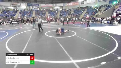 135 lbs Quarterfinal - Liam Asche, Cedaredge vs Branson Espinoza, Victory