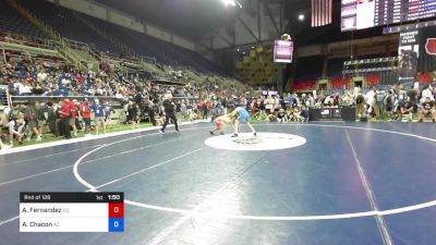 100 lbs Rnd Of 128 - Angel Fernandez, Colorado vs Alex Chacon, Arizona