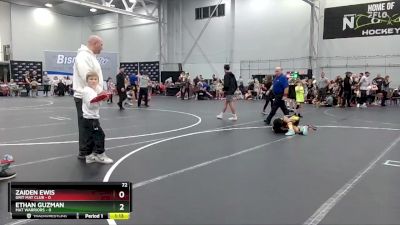 72 lbs Semis (4 Team) - Ethan Guzman, Mat Warriors vs Zaiden Ewis, Grit Mat Club