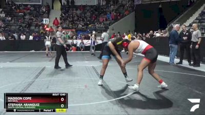 165 lbs Quarterfinal - Madison Cope, Red Devil vs Stefania Aranguiz, South Central Punishers