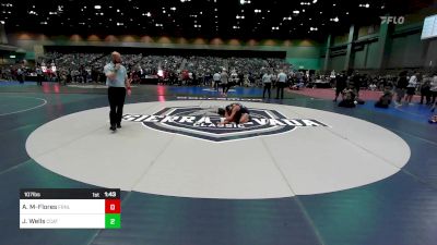 107 lbs Round Of 32 - April Mendoza-Flores, Fernley vs Jillian Wells, Central Catholic