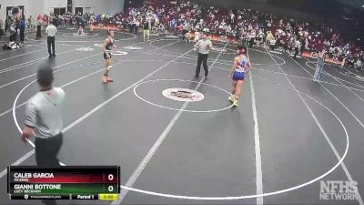 4A 120 lbs Quarterfinal - Caleb Garcia, Pickens vs Gianni Bottone, Lucy Beckham