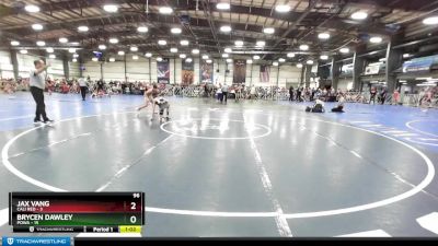 96 lbs Rd# 4- 2:00pm Friday Final Pool - Brycen Dawley, POWA vs Jax Vang, Cali Red